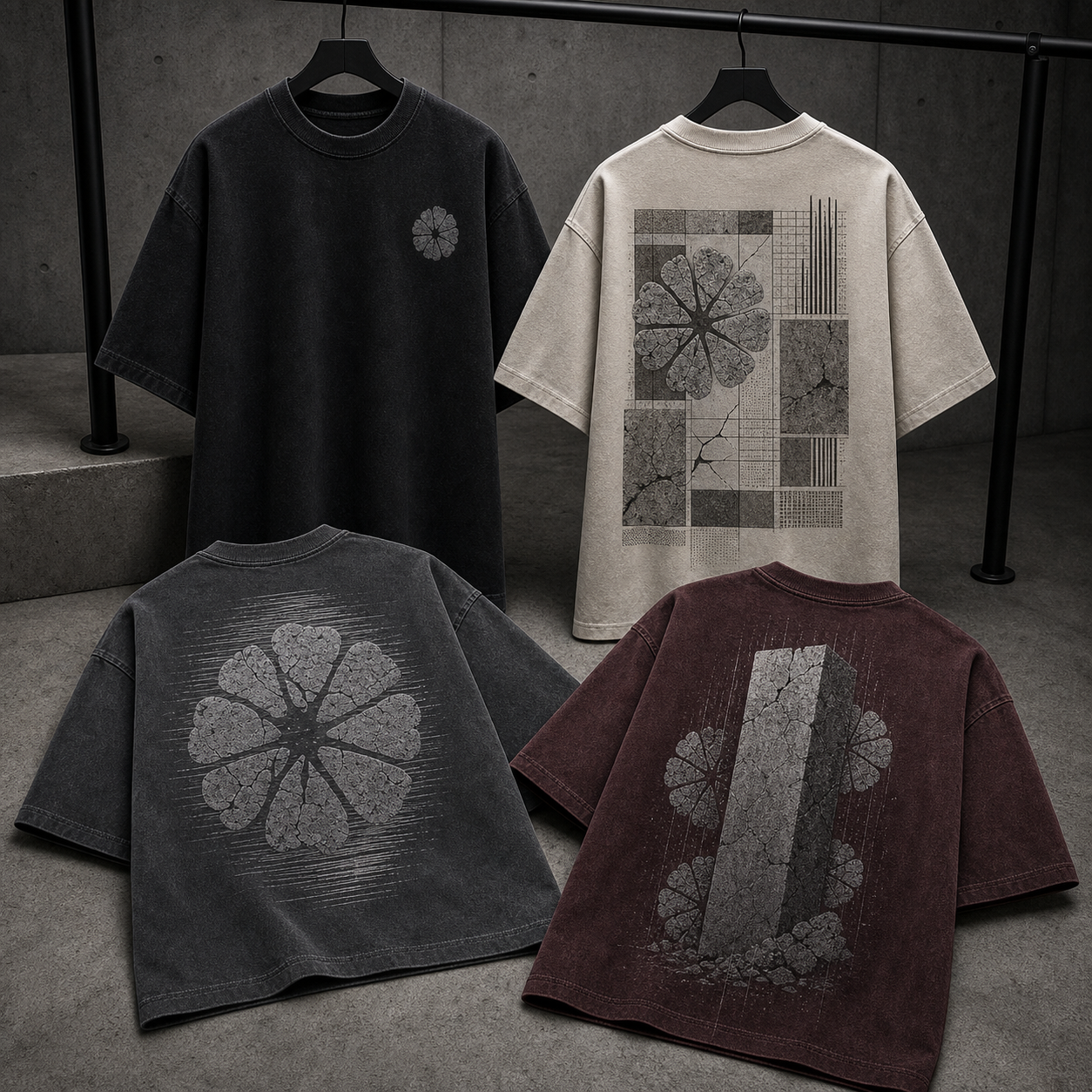 Backprint Graphic Rotation