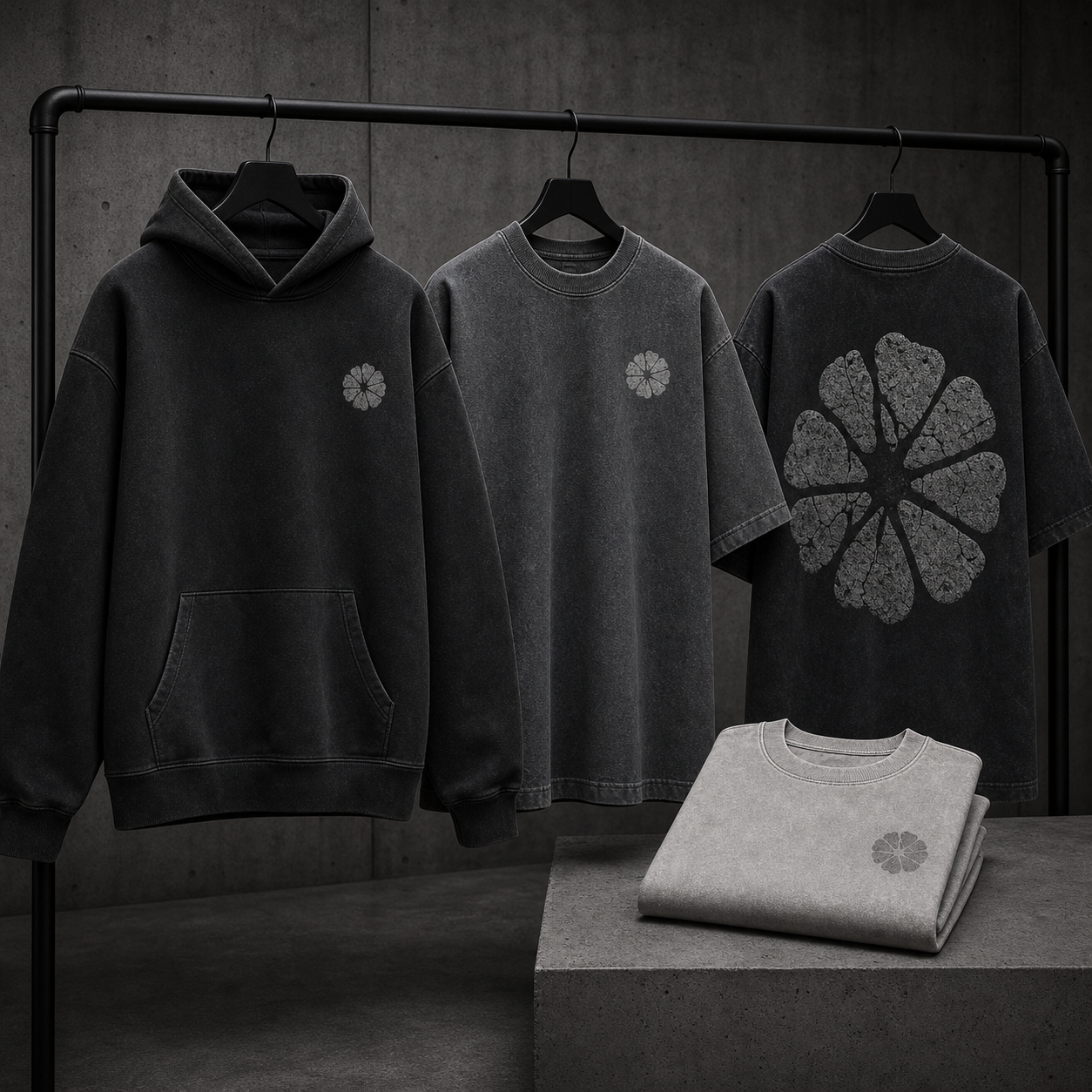 Hoodie + Tee Layer Set